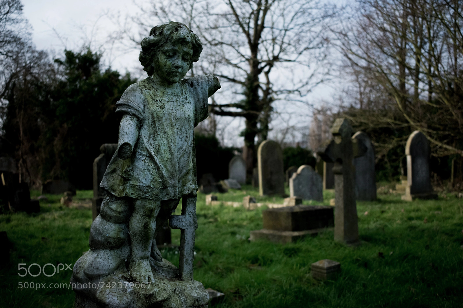 Nikon D3400 sample photo. Sad statue photography