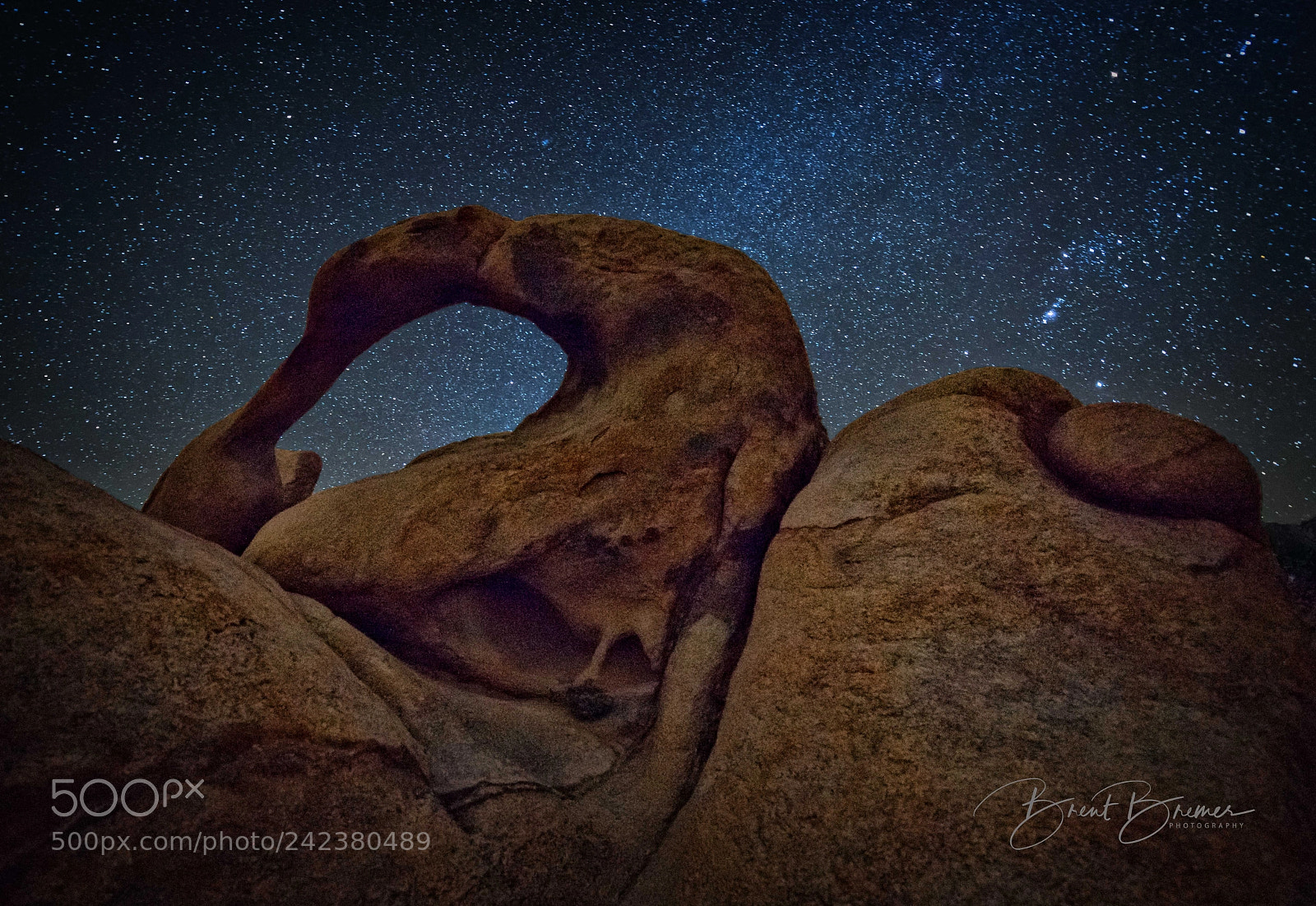 Nikon D810 sample photo. Mobius arch at night photography