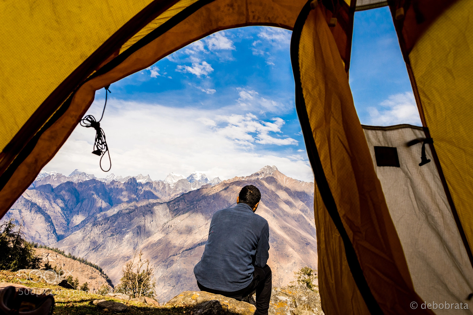 Nikon D7200 sample photo. View from our tent photography