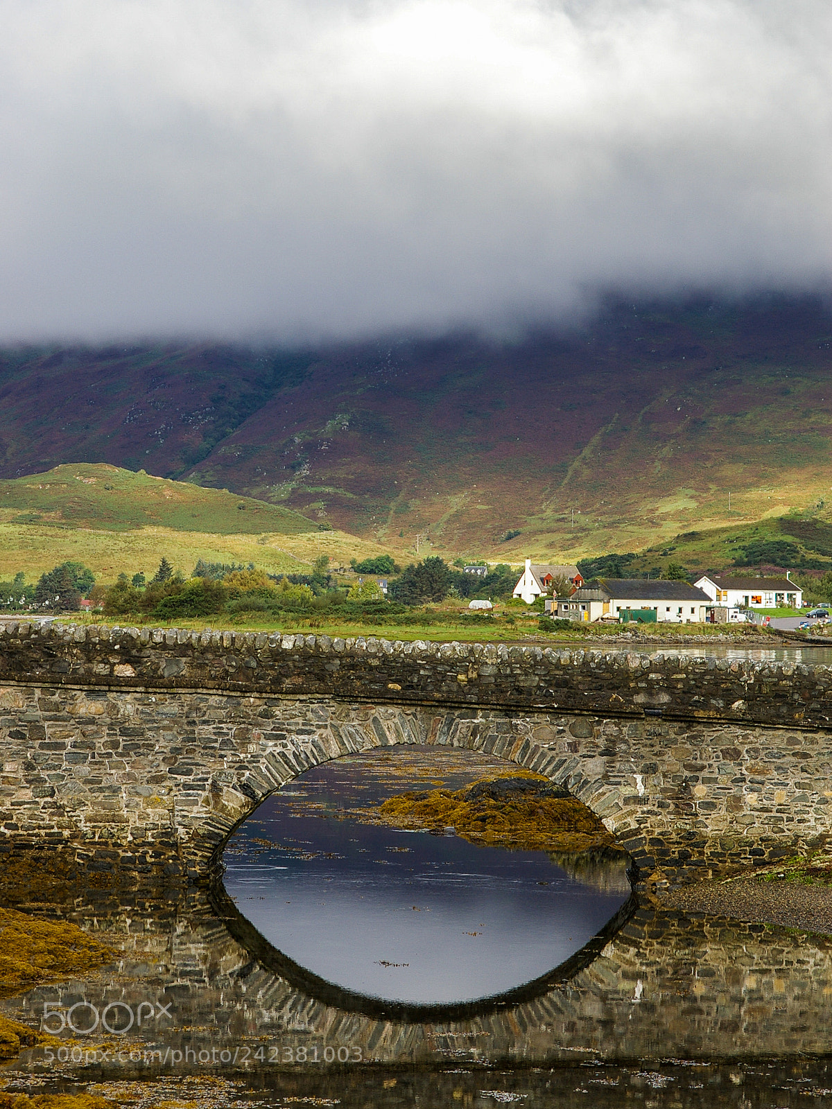 Pentax K100D sample photo. Scottish clouds photography