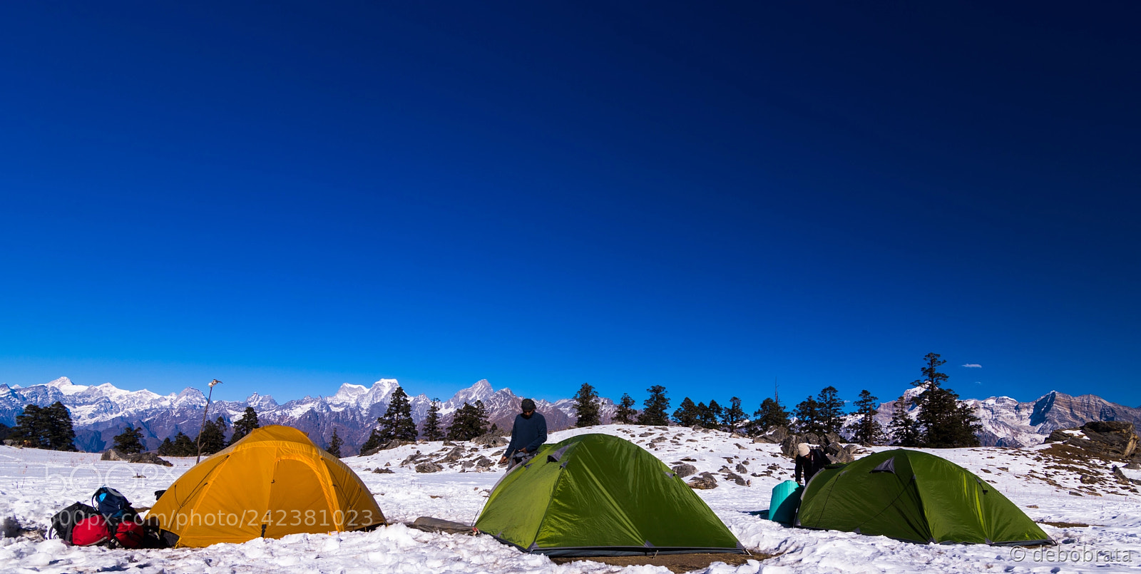 Nikon D7200 sample photo. Tents at khullara campsite photography
