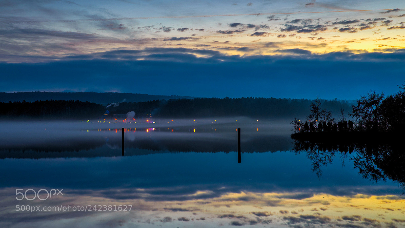 Nikon D600 sample photo. Blaue stunde brombachsee photography