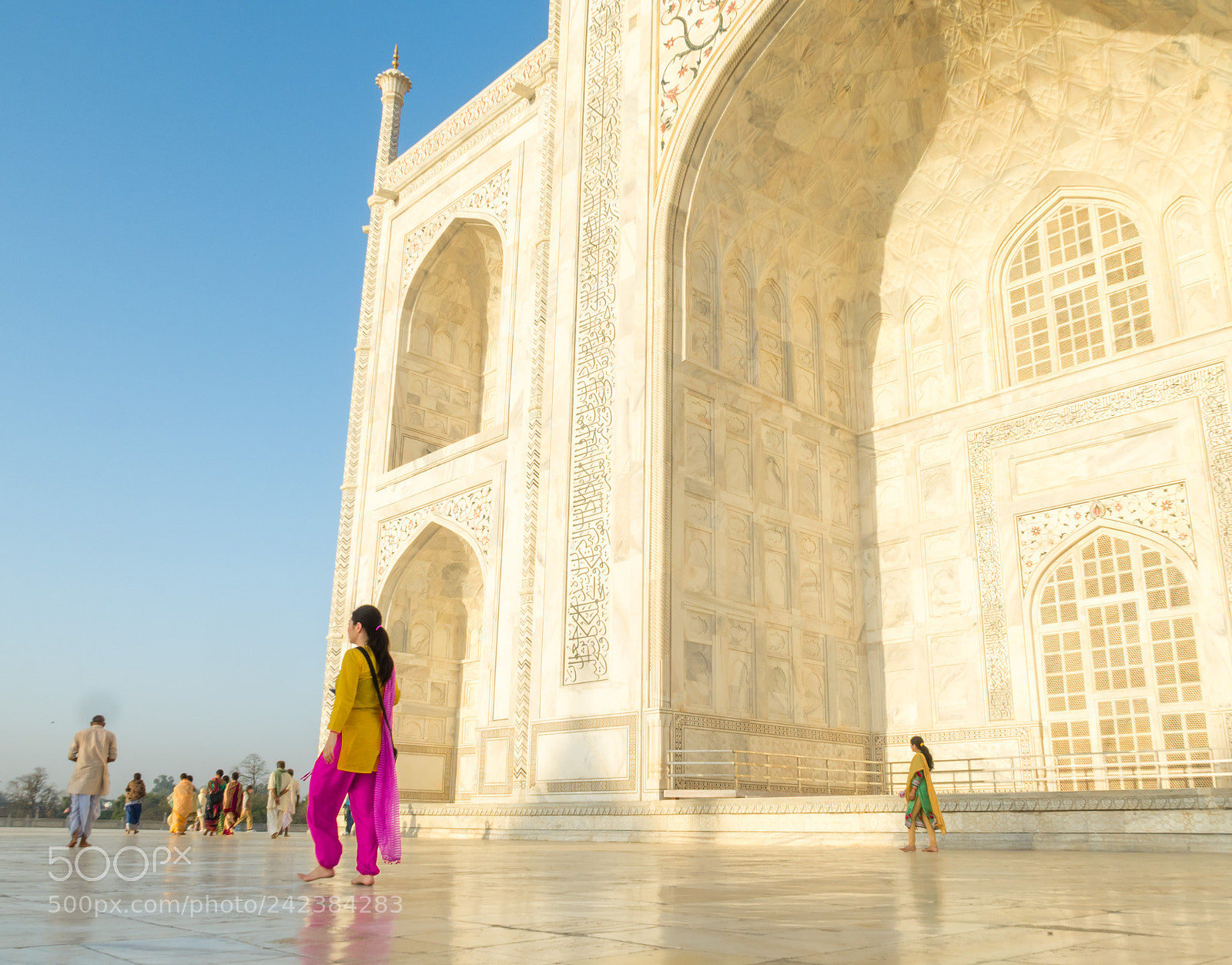 Canon PowerShot G7 X sample photo. Pink and taj mahal photography