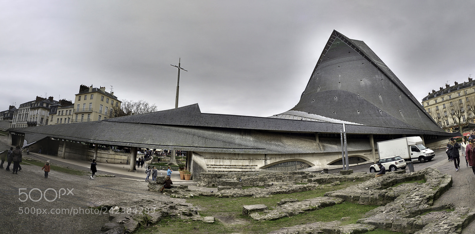 Motorola MotoG3 sample photo. Modern church in rouen photography
