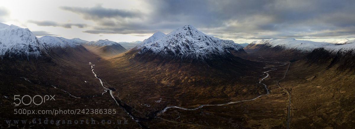 DJI FC220 sample photo. Scottish highlands, glenn coe photography