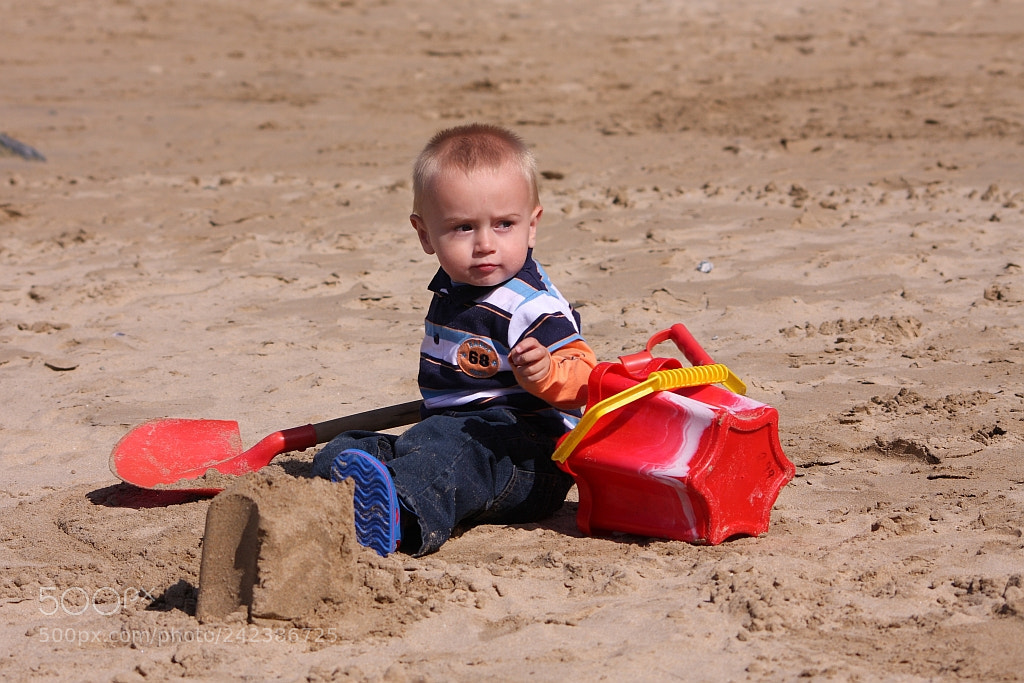 Canon EOS 40D sample photo. Mathew on beach photography