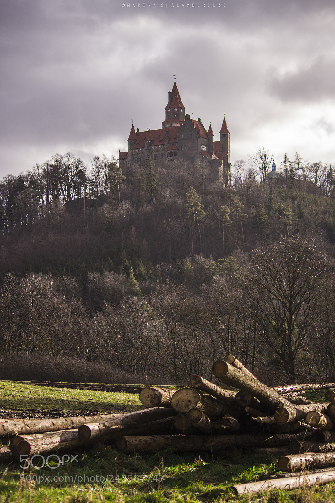 Canon EOS 100D (EOS Rebel SL1 / EOS Kiss X7) sample photo. Bouzov castle photography