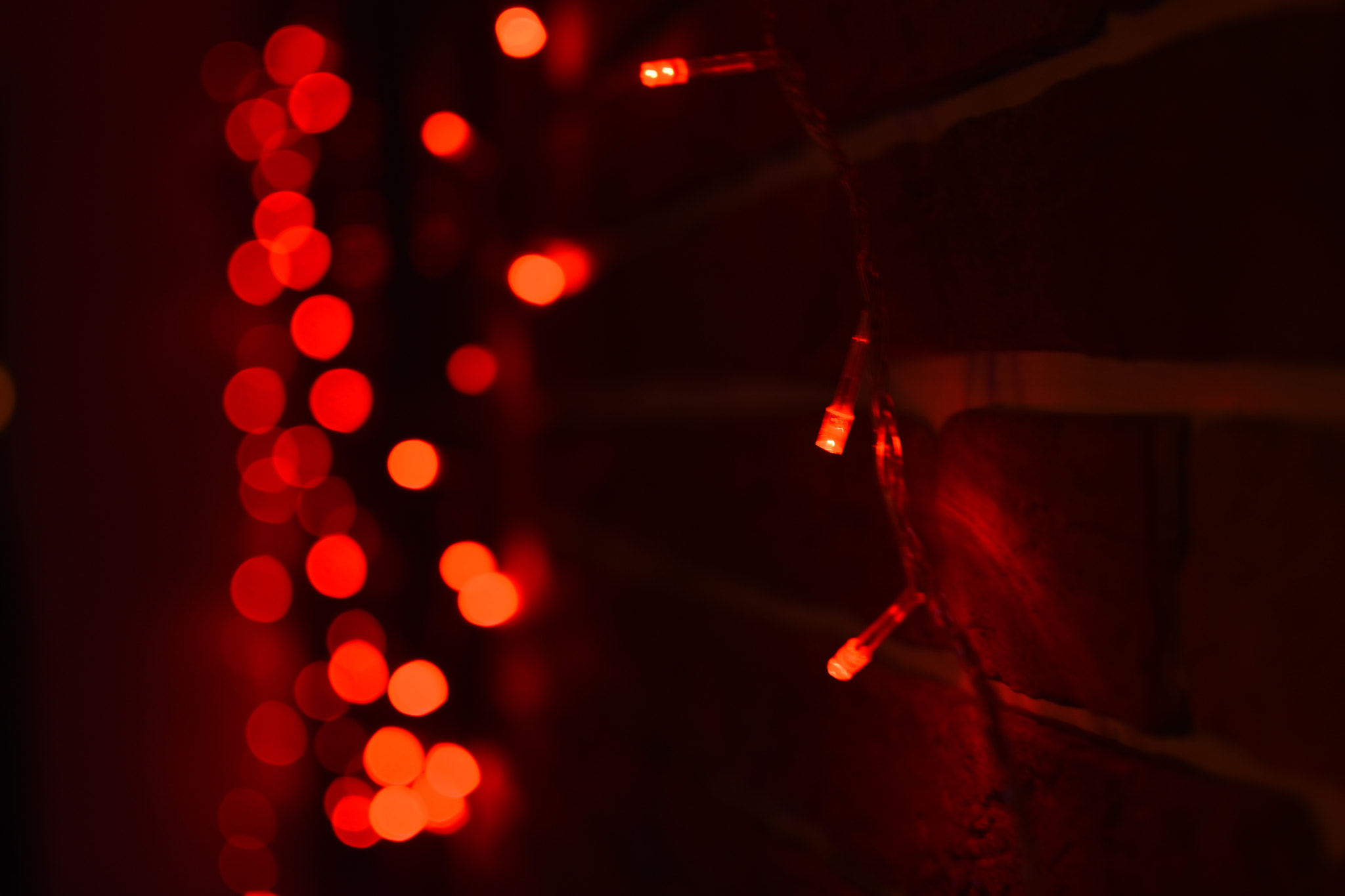 Nikon AF-S DX Nikkor 35mm F1.8G sample photo. Xmas lights photography