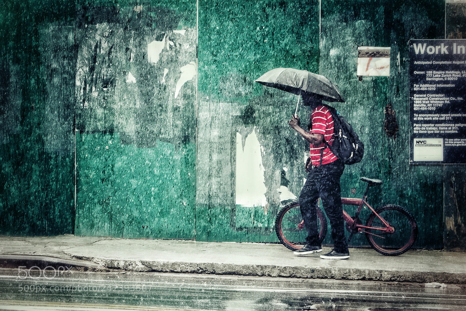 Fujifilm X-T1 sample photo. Rainy day in nyc photography