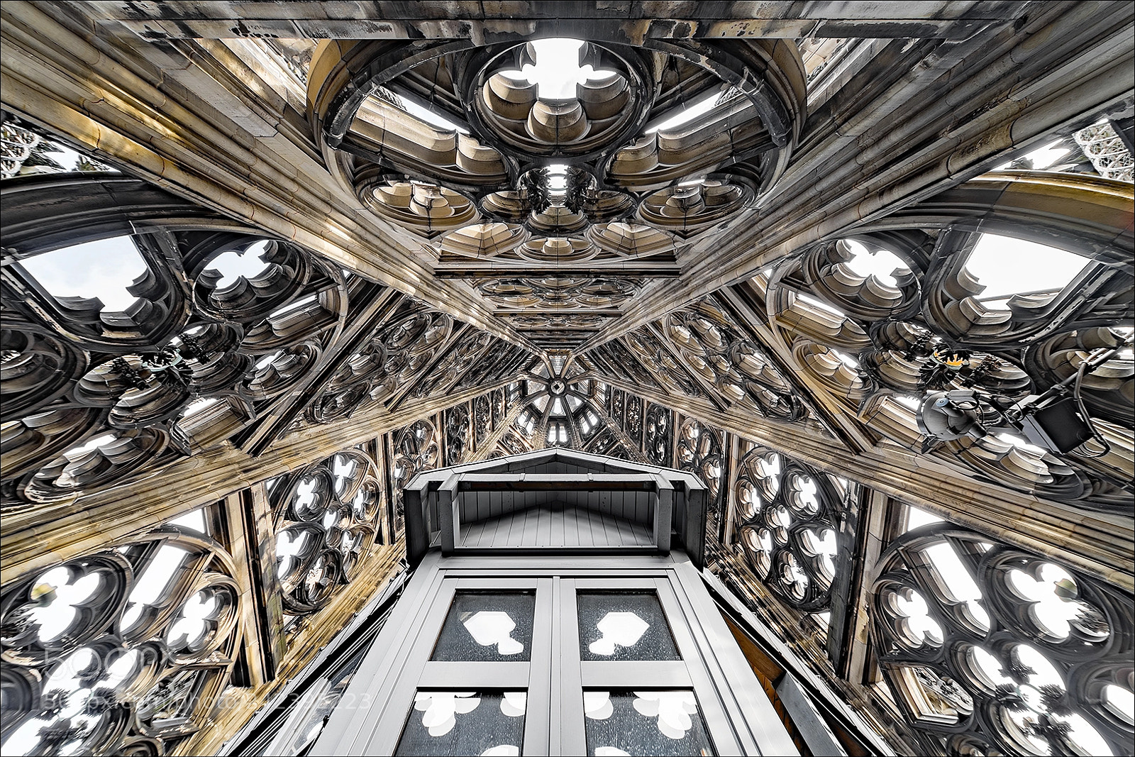 Sony a7 II sample photo. Inside the tower photography