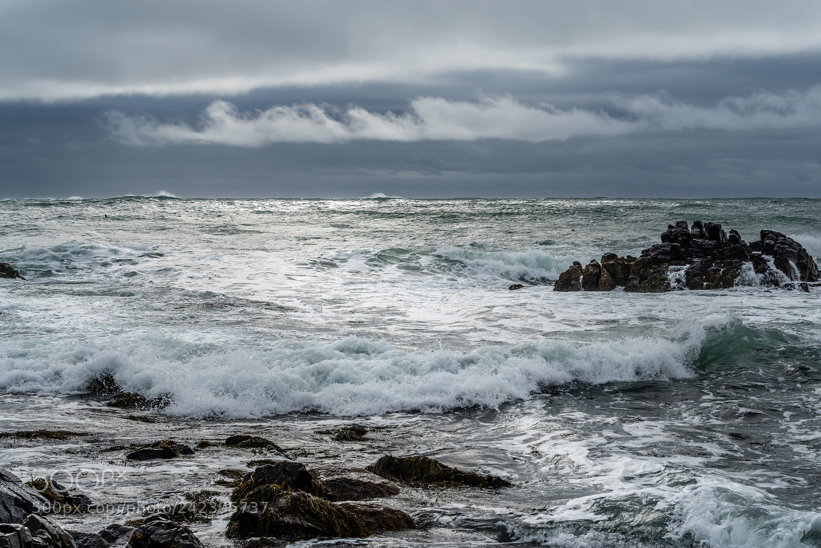 Pentax K-1 sample photo. Storm waves photography