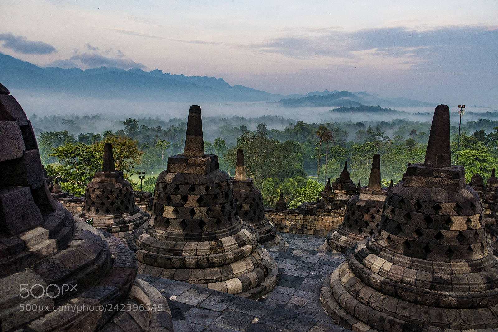 Canon PowerShot G7 X sample photo. Borobudur at sunrise photography