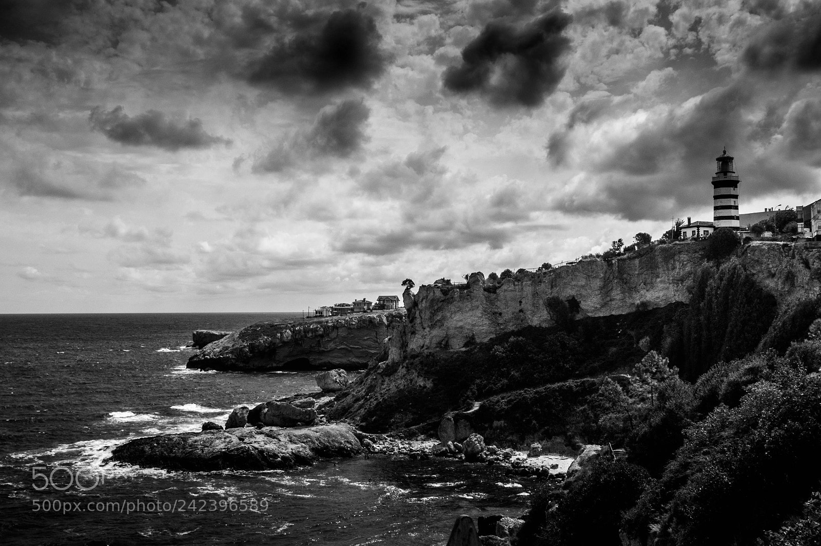 Nikon D300 sample photo. Sile lighthouse photography