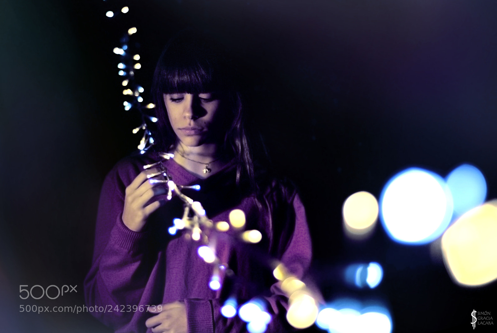 Nikon D3000 sample photo. Bokeh night photography
