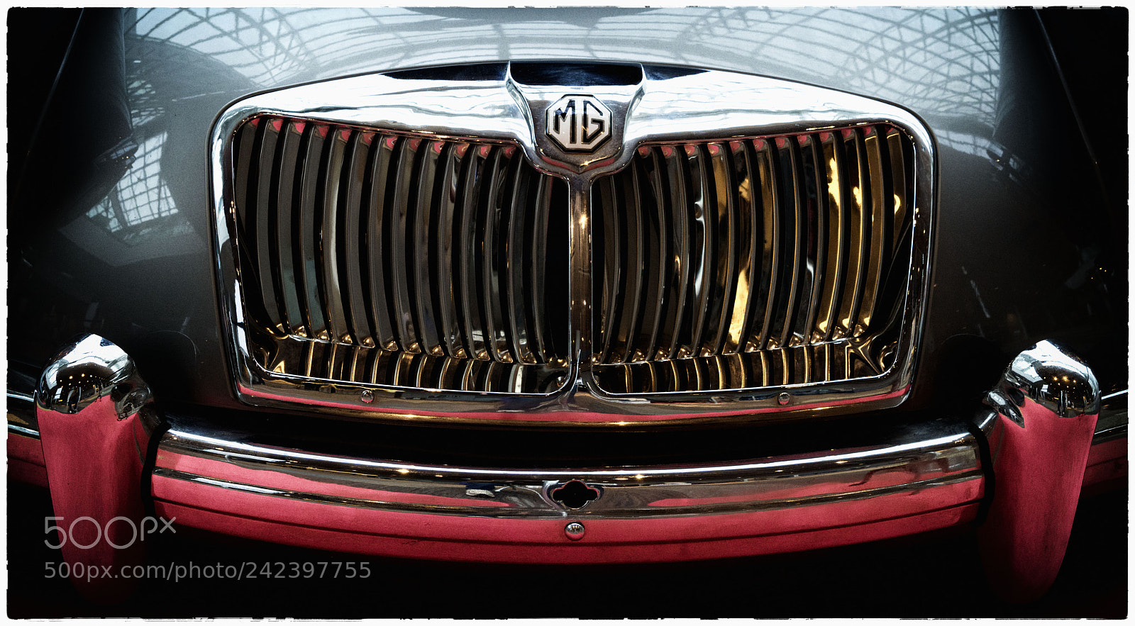 Sony a7R III sample photo. Mg classic car photography