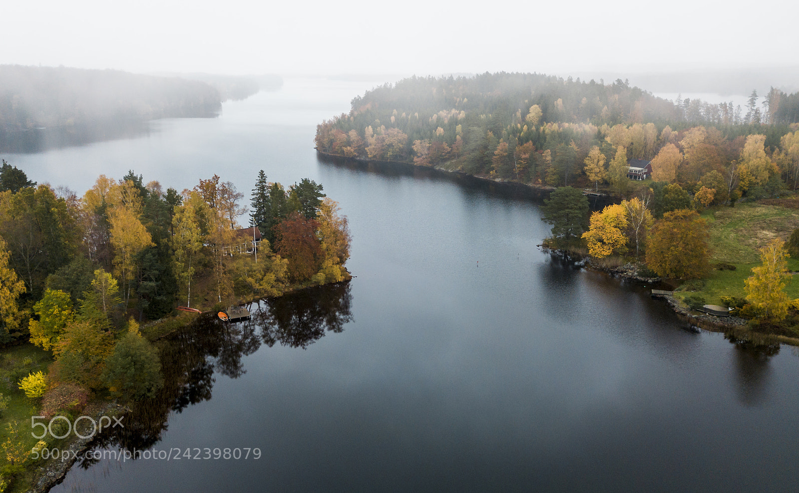 DJI FC220 sample photo. Sweden in autumn colors.. photography