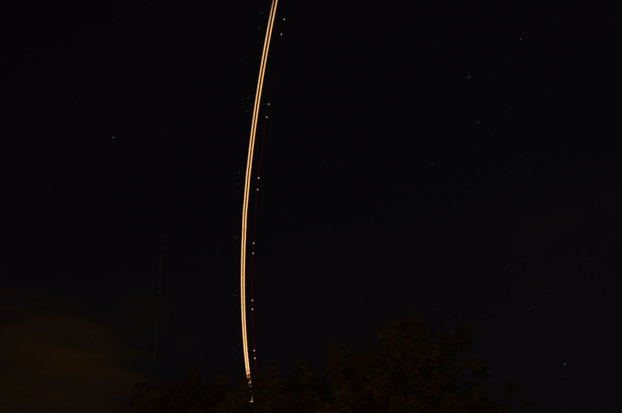 Nikon D3200 sample photo. Night light photography