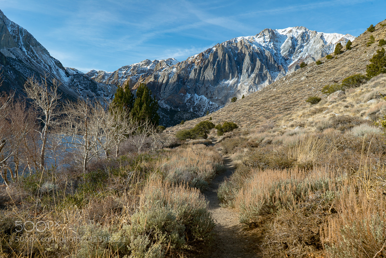 Sony a7S II sample photo. Convict lake loop trail photography