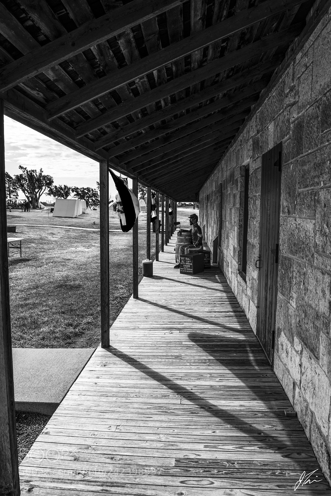 Nikon D800E sample photo. Old fort hays bunkhouse photography