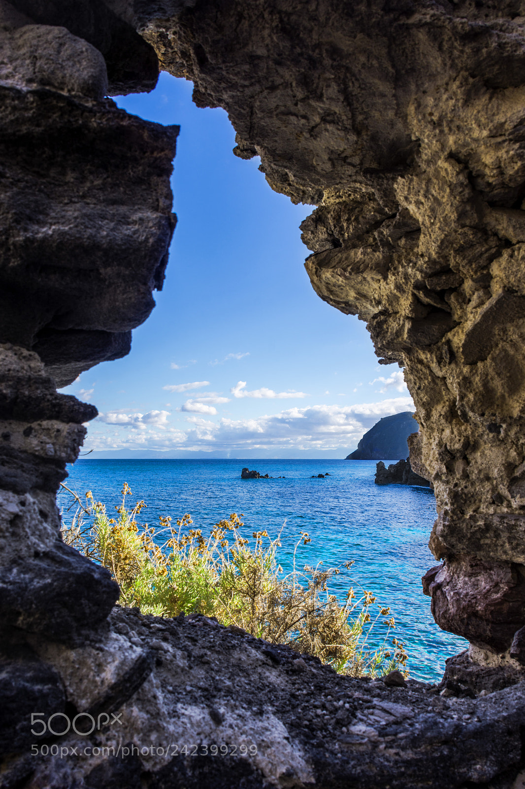 Nikon D7200 sample photo. Framed sea photography