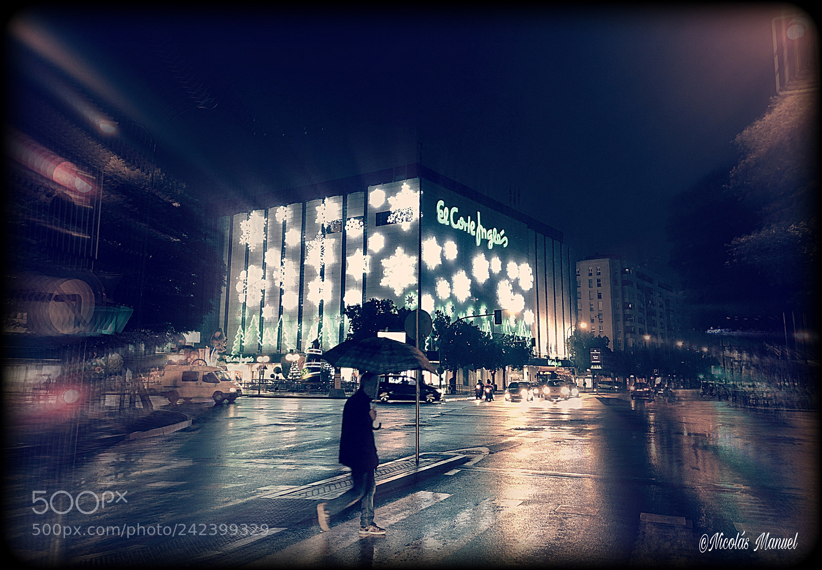 Apple iPhone X sample photo. Lluvia en navidad photography