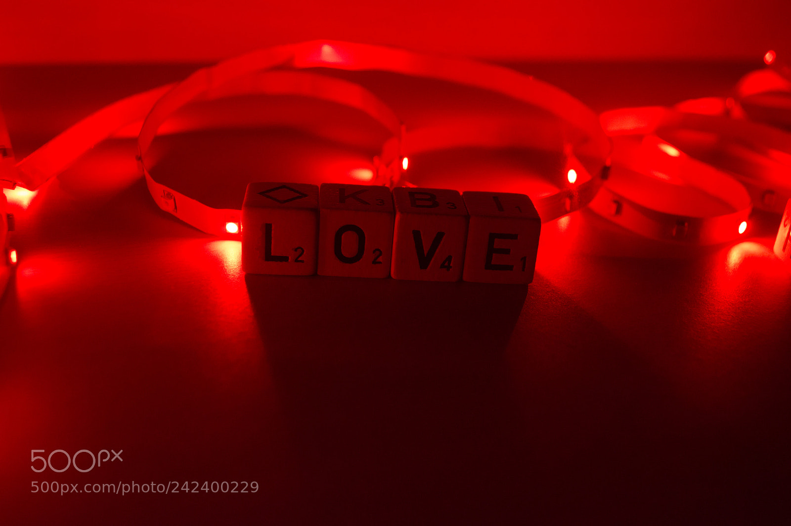 Nikon D3200 sample photo. Red light love photography