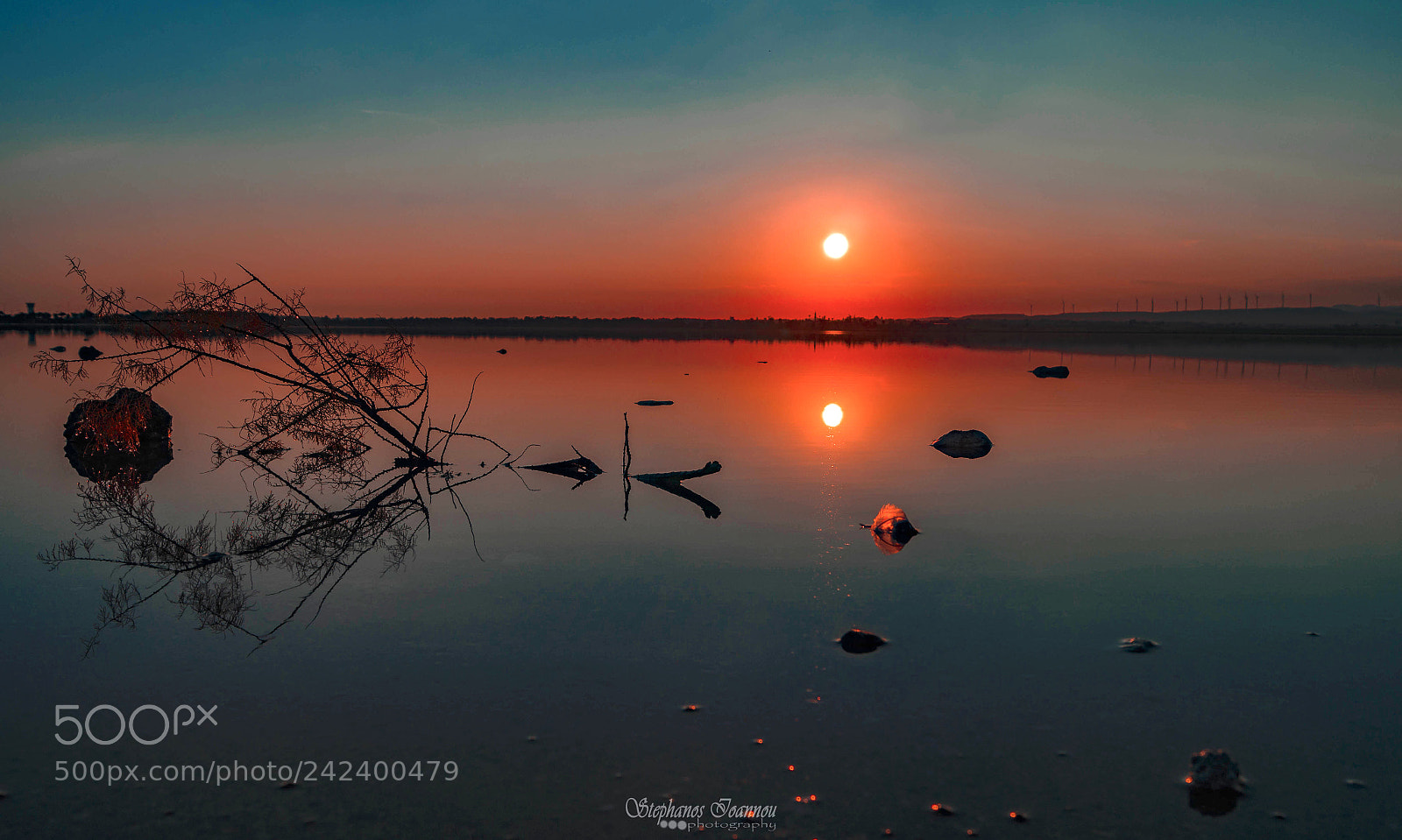 Sony SLT-A58 sample photo. Sunset at larnaca salt photography