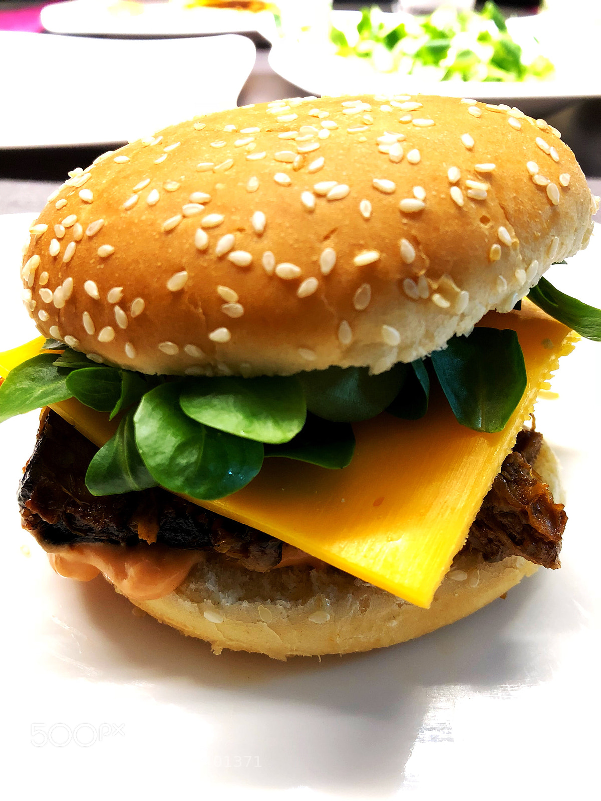 Apple iPhone X sample photo. Burger photography