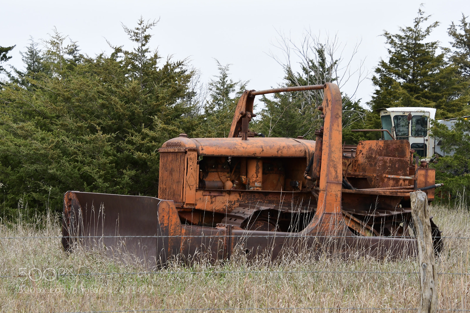 Nikon D500 sample photo. Old tractor photography