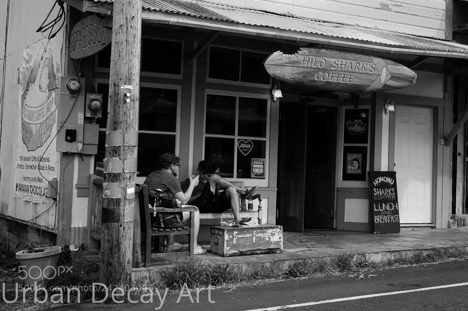 Nikon Df sample photo. The shark cafe photography