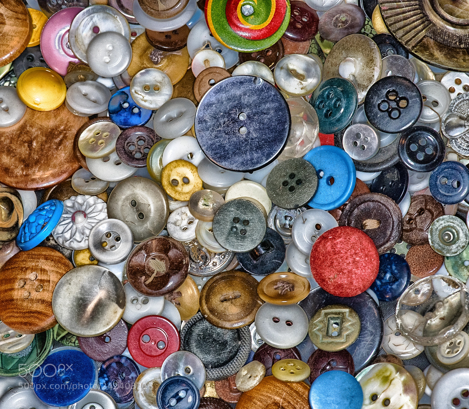 Nikon D810 sample photo. Inside the button box photography