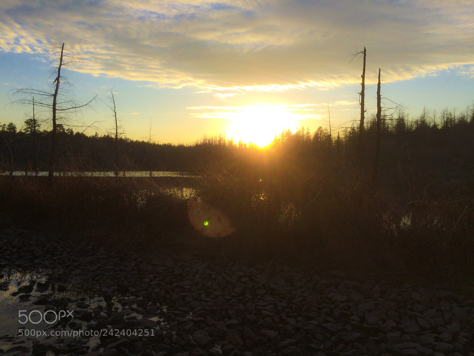Apple iPhone 5s sample photo. Glared sunset photography
