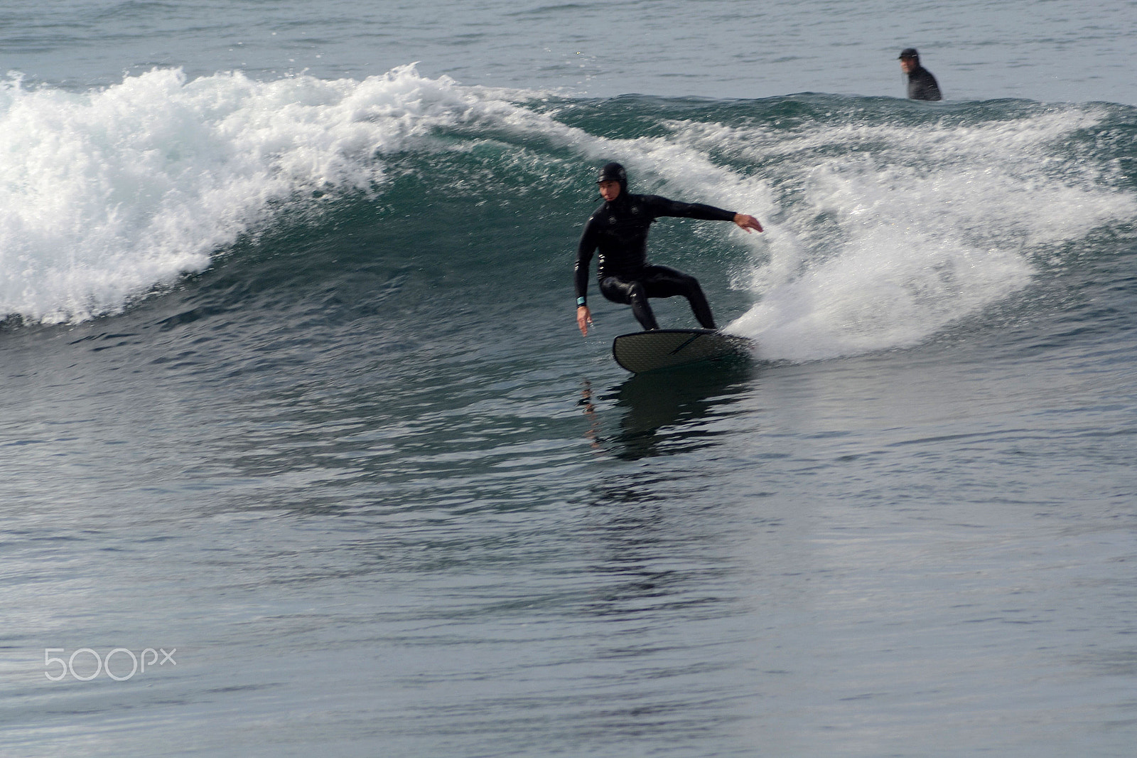 Nikon AF Nikkor 70-300mm F4-5.6G sample photo. Ninja surfing la jolla photography