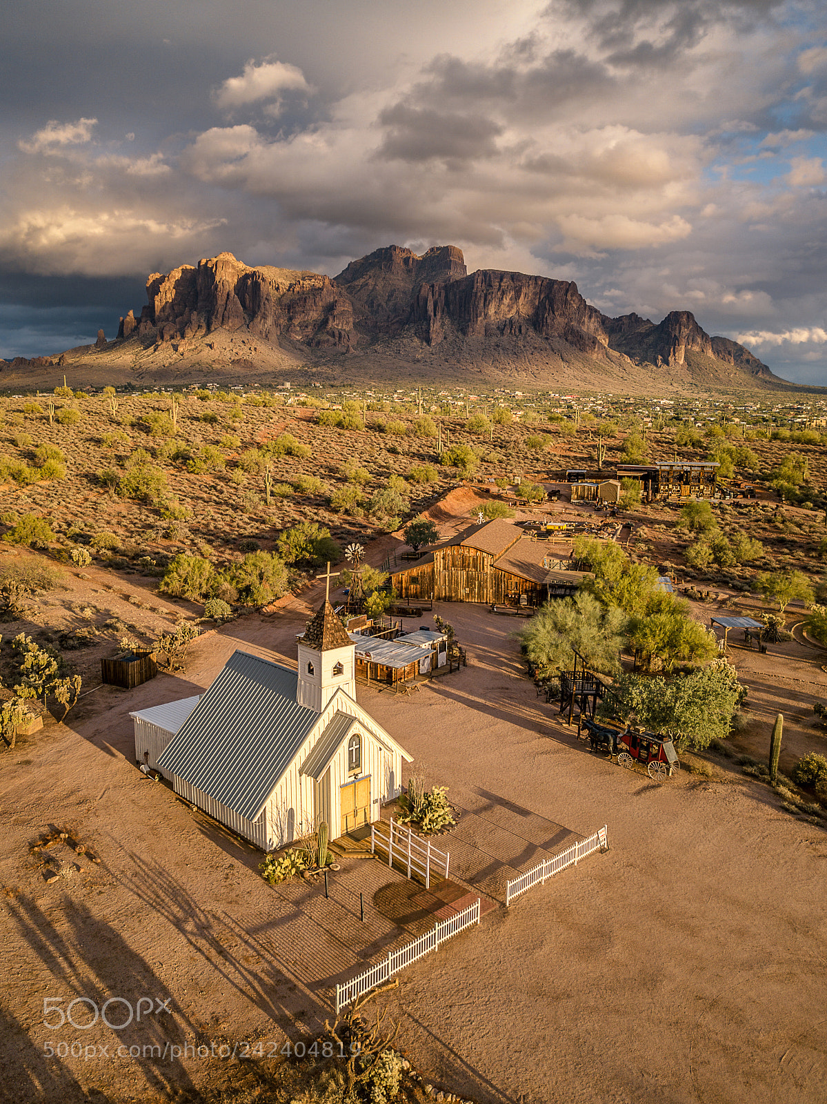 DJI FC220 sample photo. Superstition mountains, arizona photography