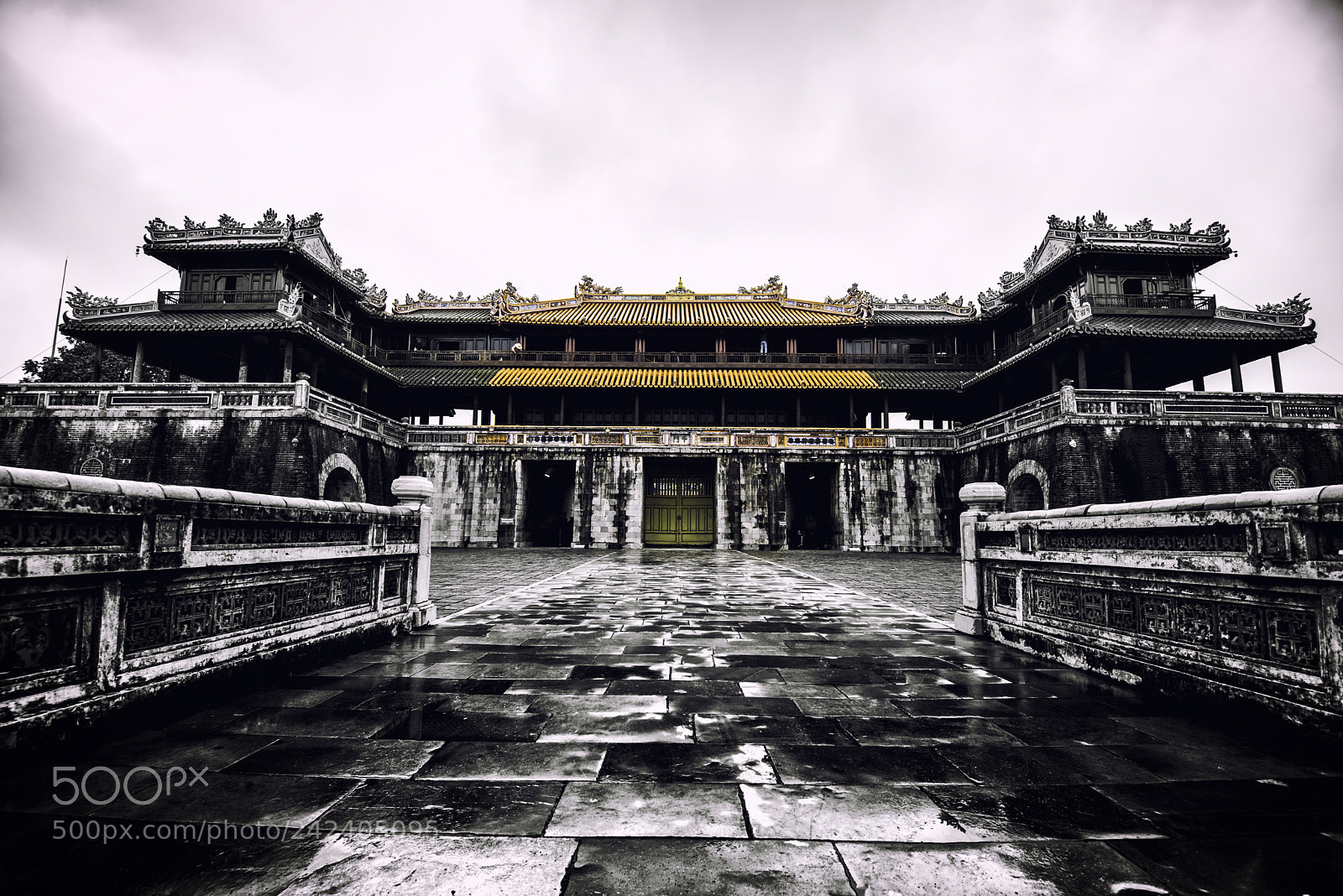 Nikon D810 sample photo. Forbidden city doors photography