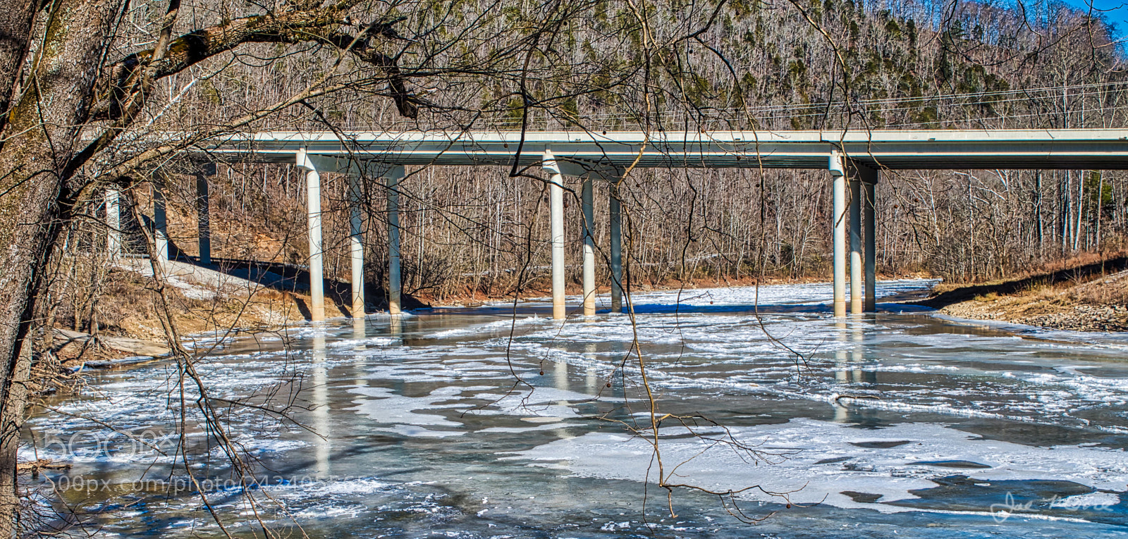 Nikon D5500 sample photo. Clinch river 19°f photography