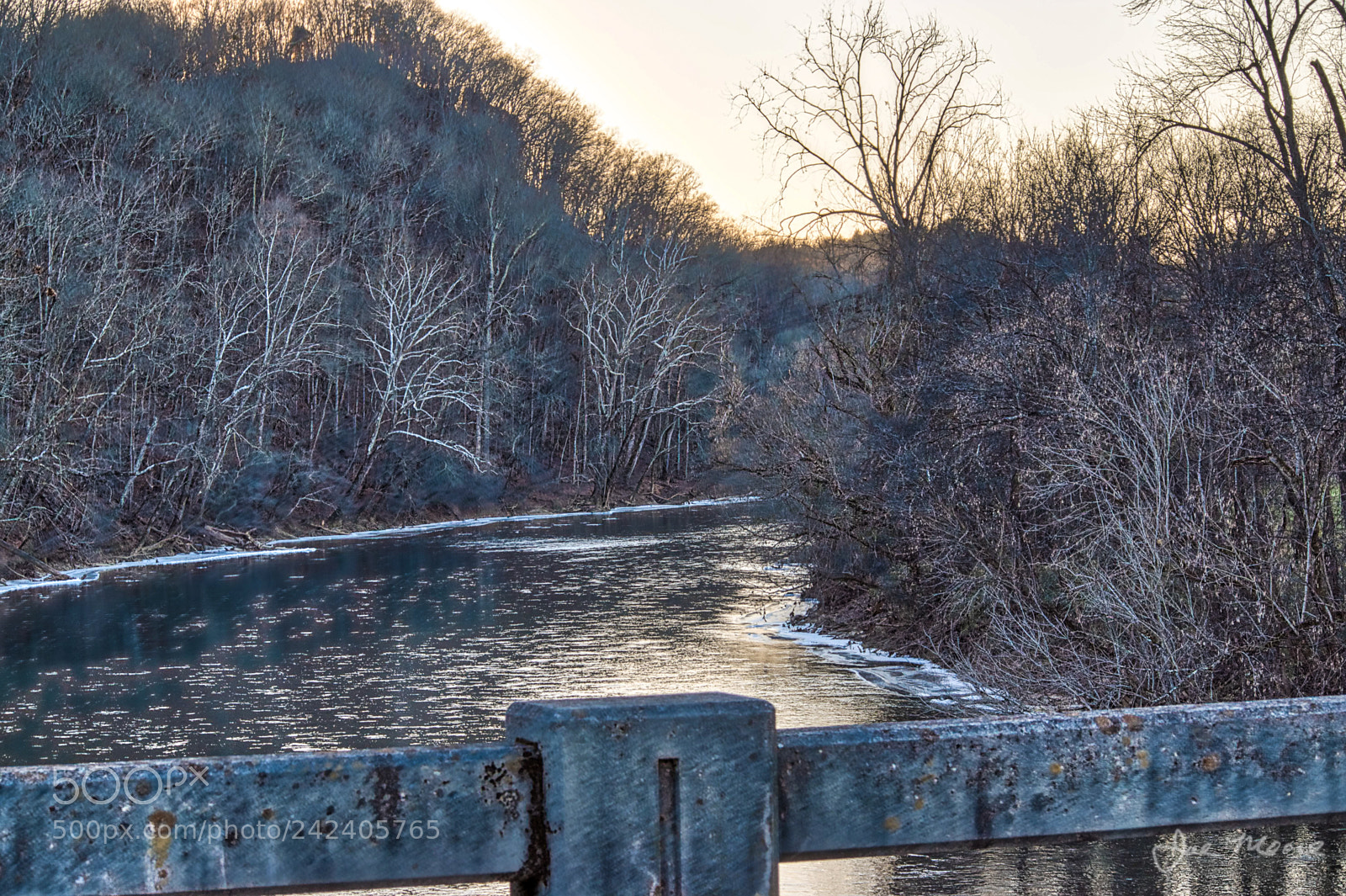 Nikon D5500 sample photo. Nolichucky river frozen photography
