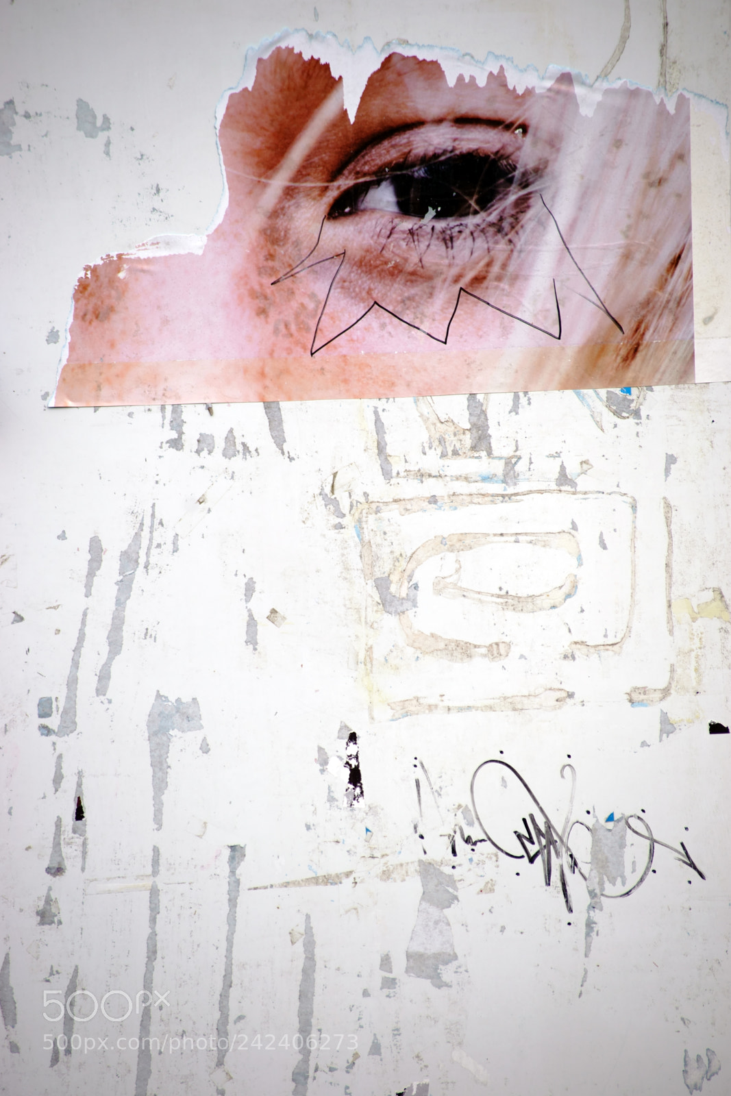 Sony a7 II sample photo. Torn off poster photography