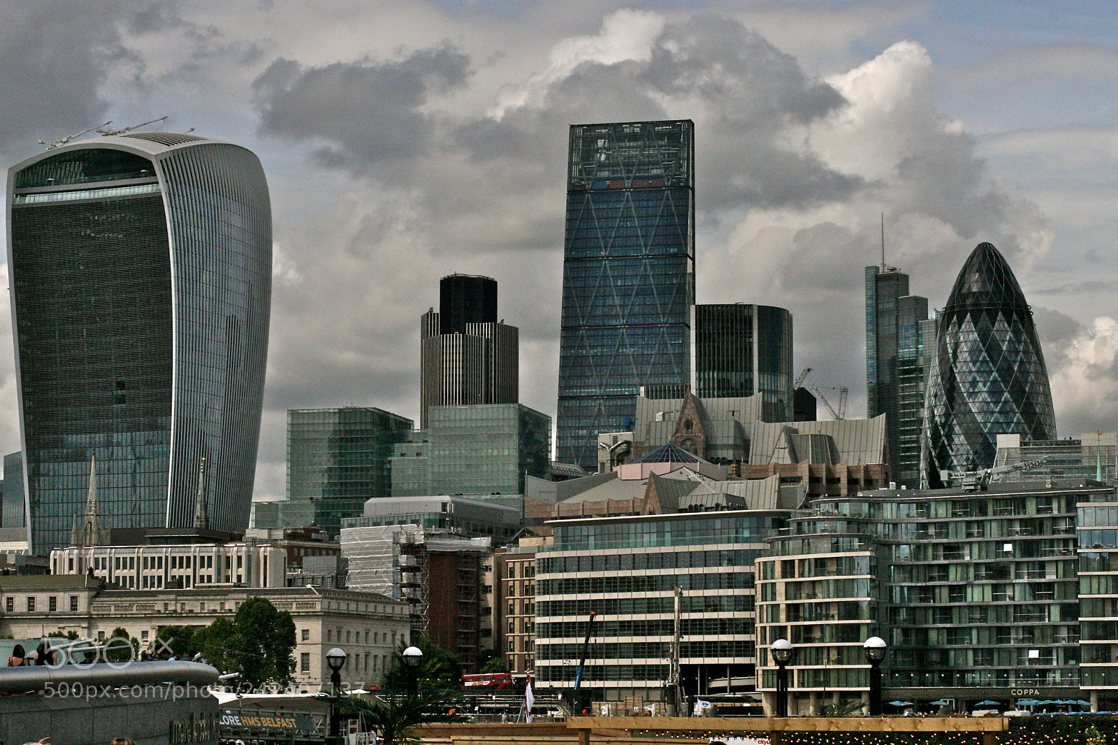 Canon EOS 30D sample photo. City of london skyline photography