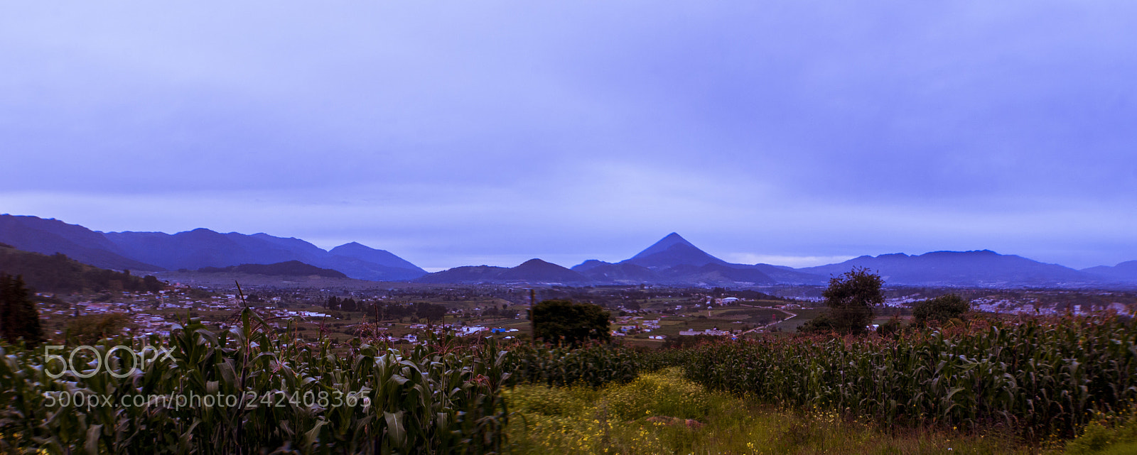 Nikon D3000 sample photo. Panor mica del valle photography