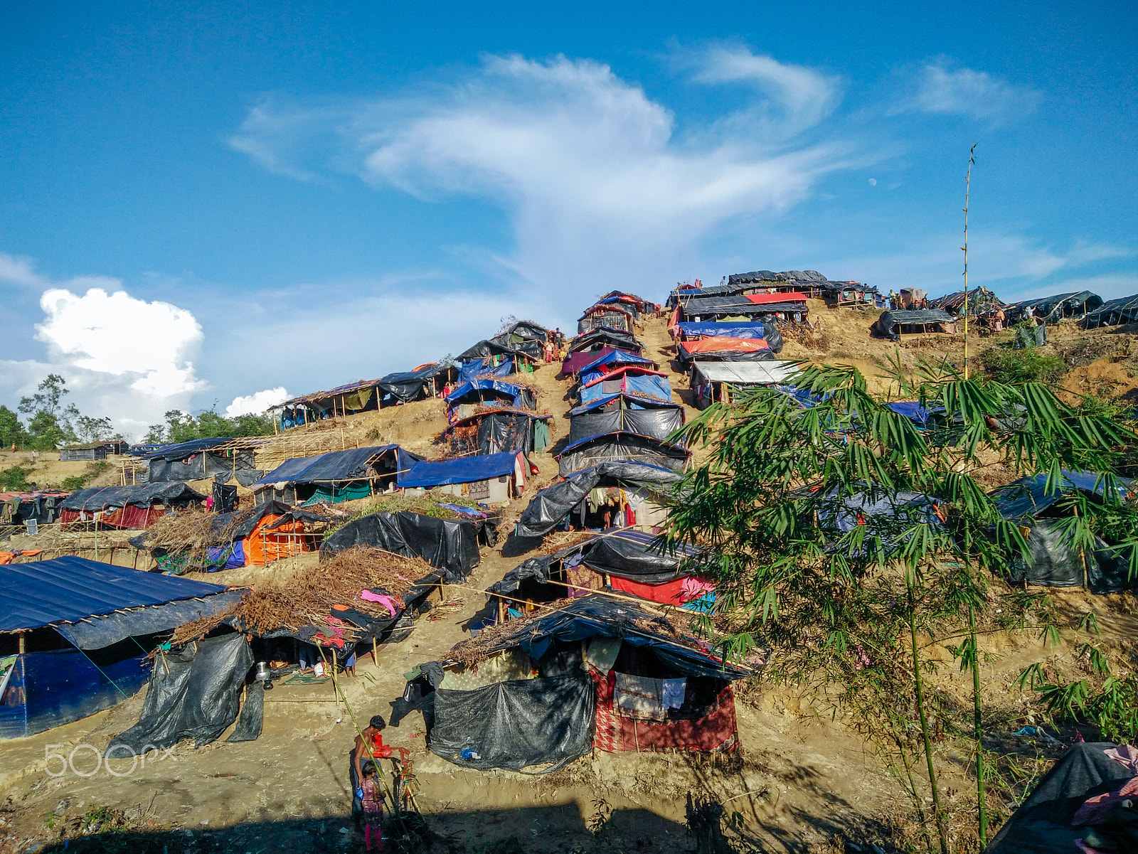 OPPO R7f sample photo. Rohingya camp balukhali photography