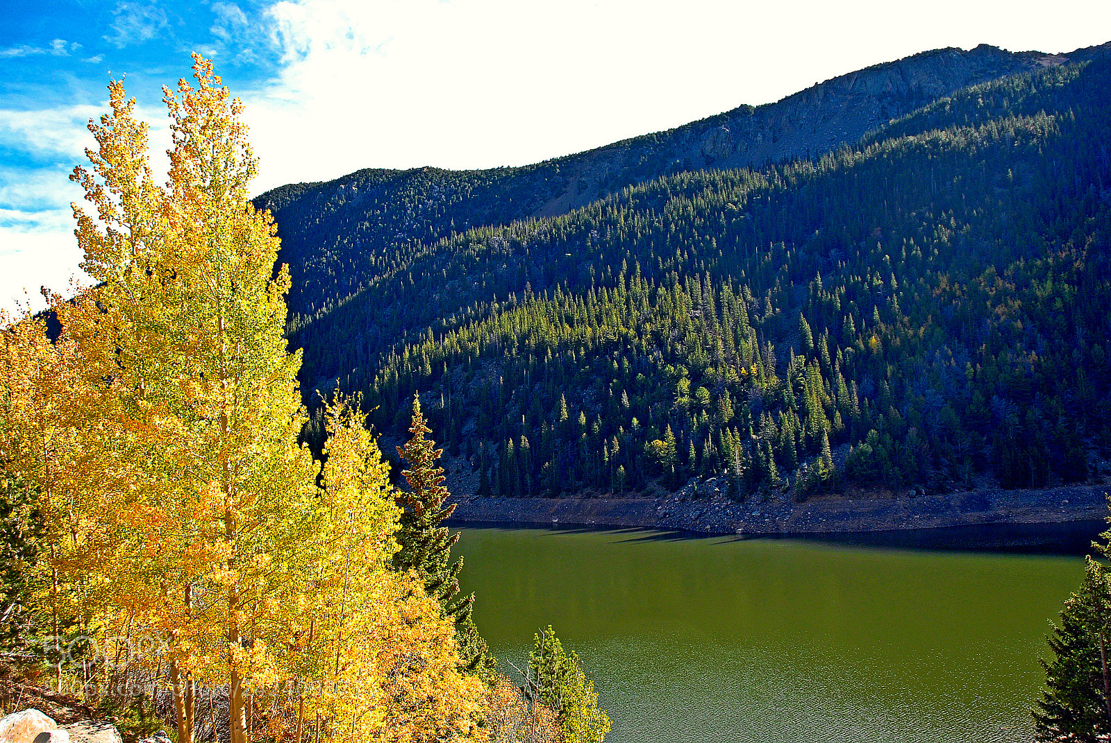Nikon D200 sample photo. Green lake on guanella photography