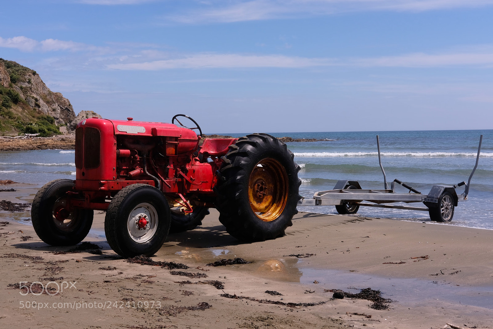 Fujifilm X-T2 sample photo. Boat tractor photography