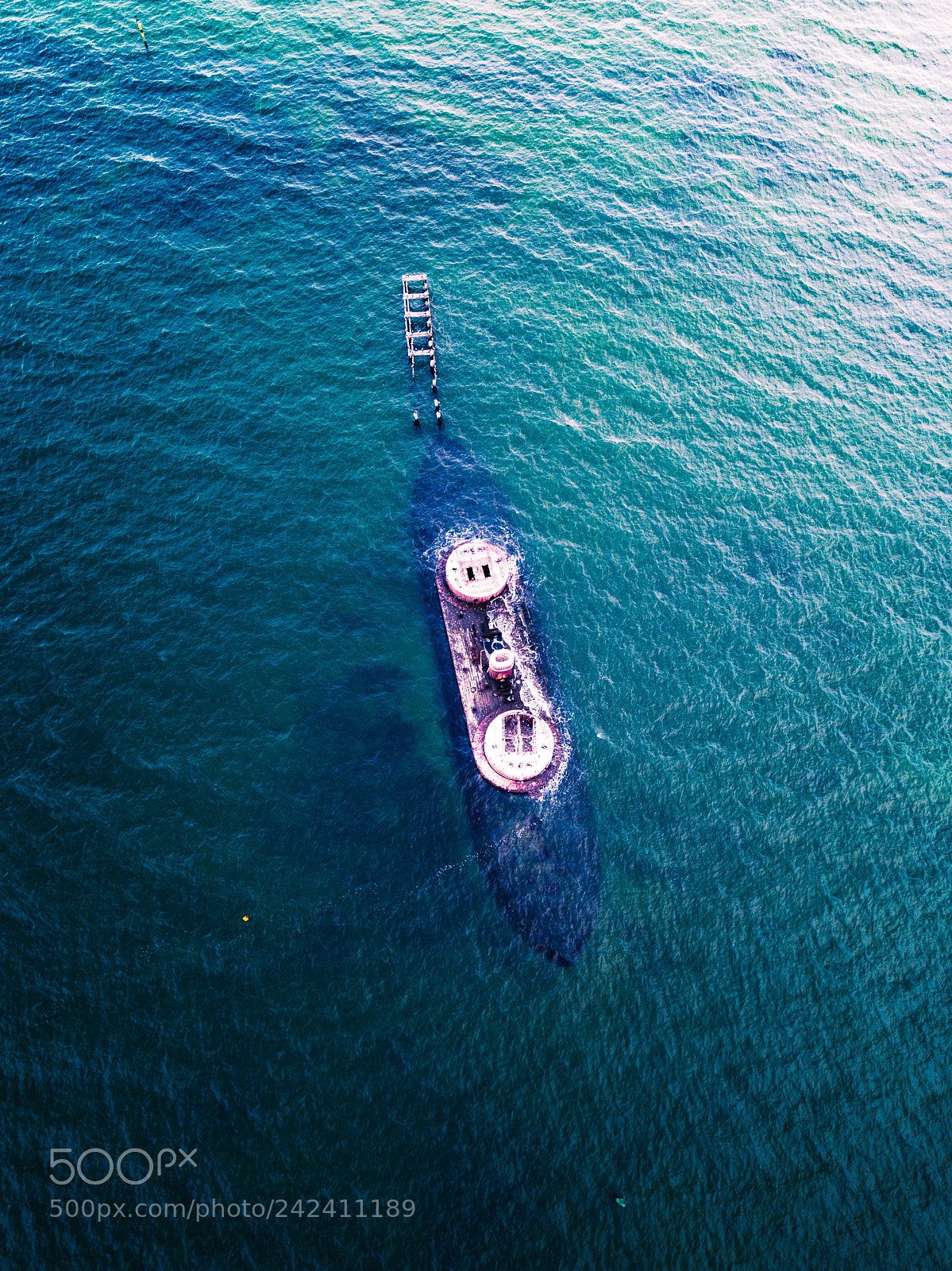 DJI FC220 sample photo. The sunk hmvs cerberus photography