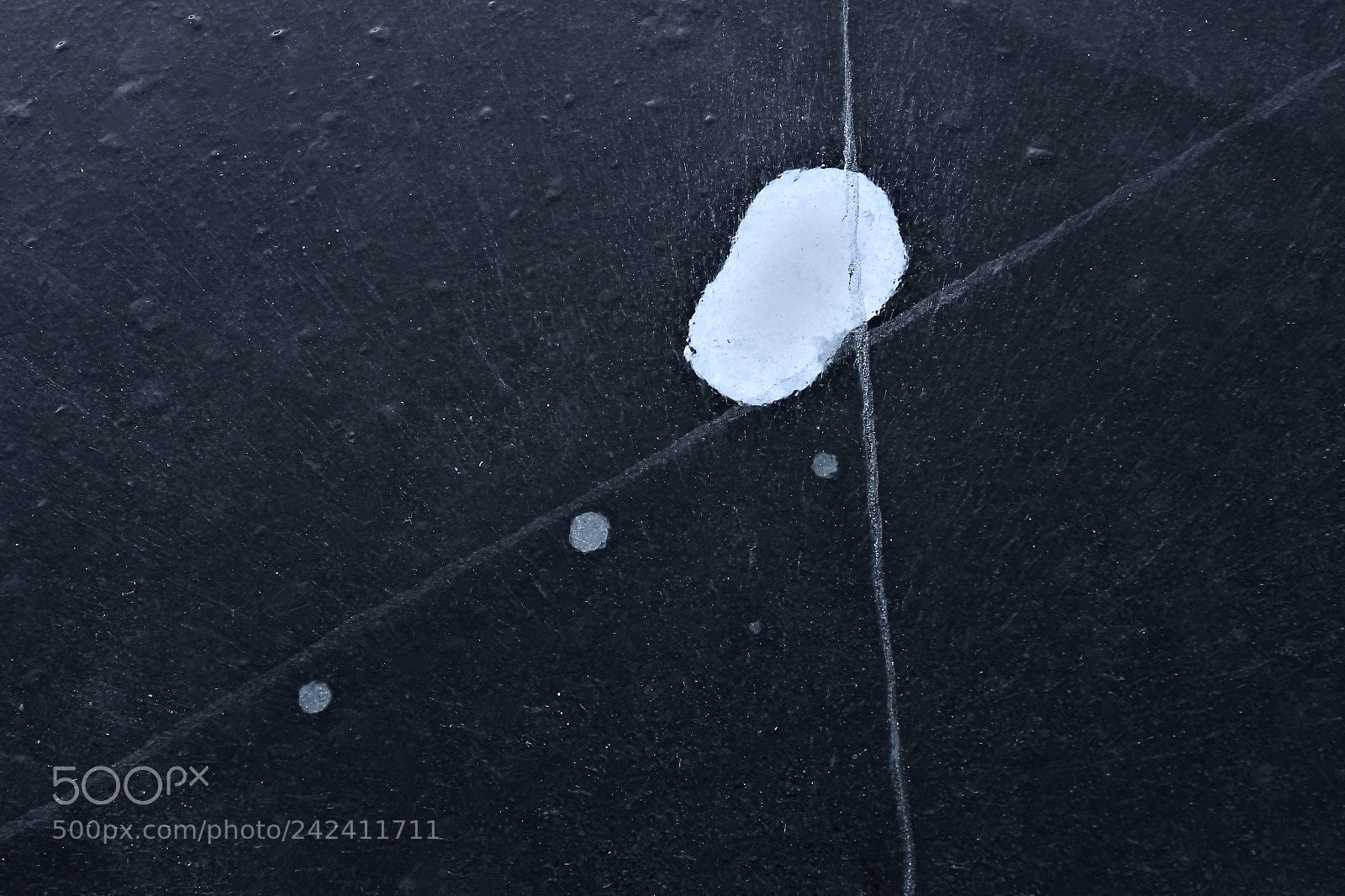 Nikon 1 J5 sample photo. Ice abstract photography