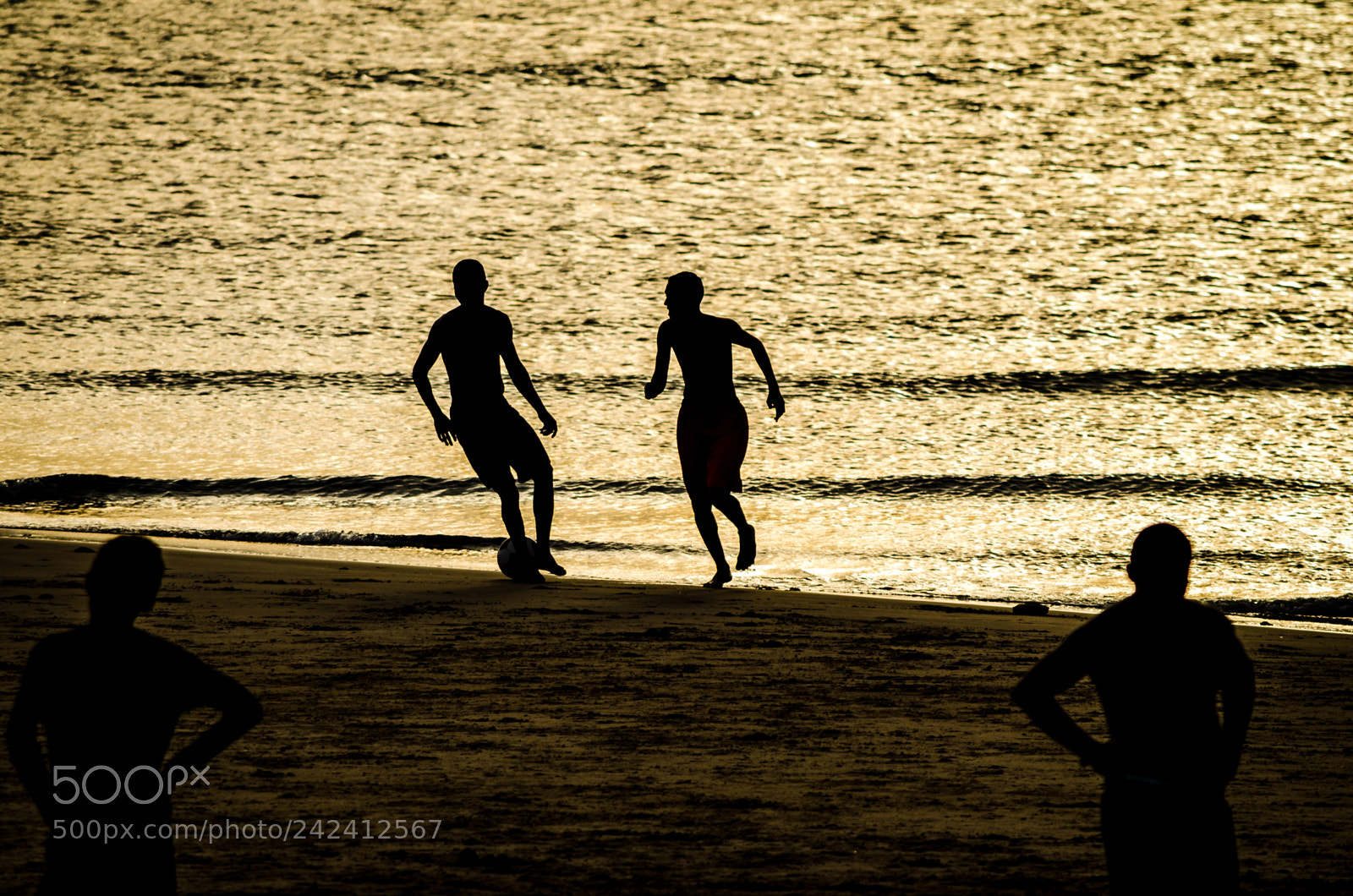 Nikon D5100 sample photo. Football at sunset by photography