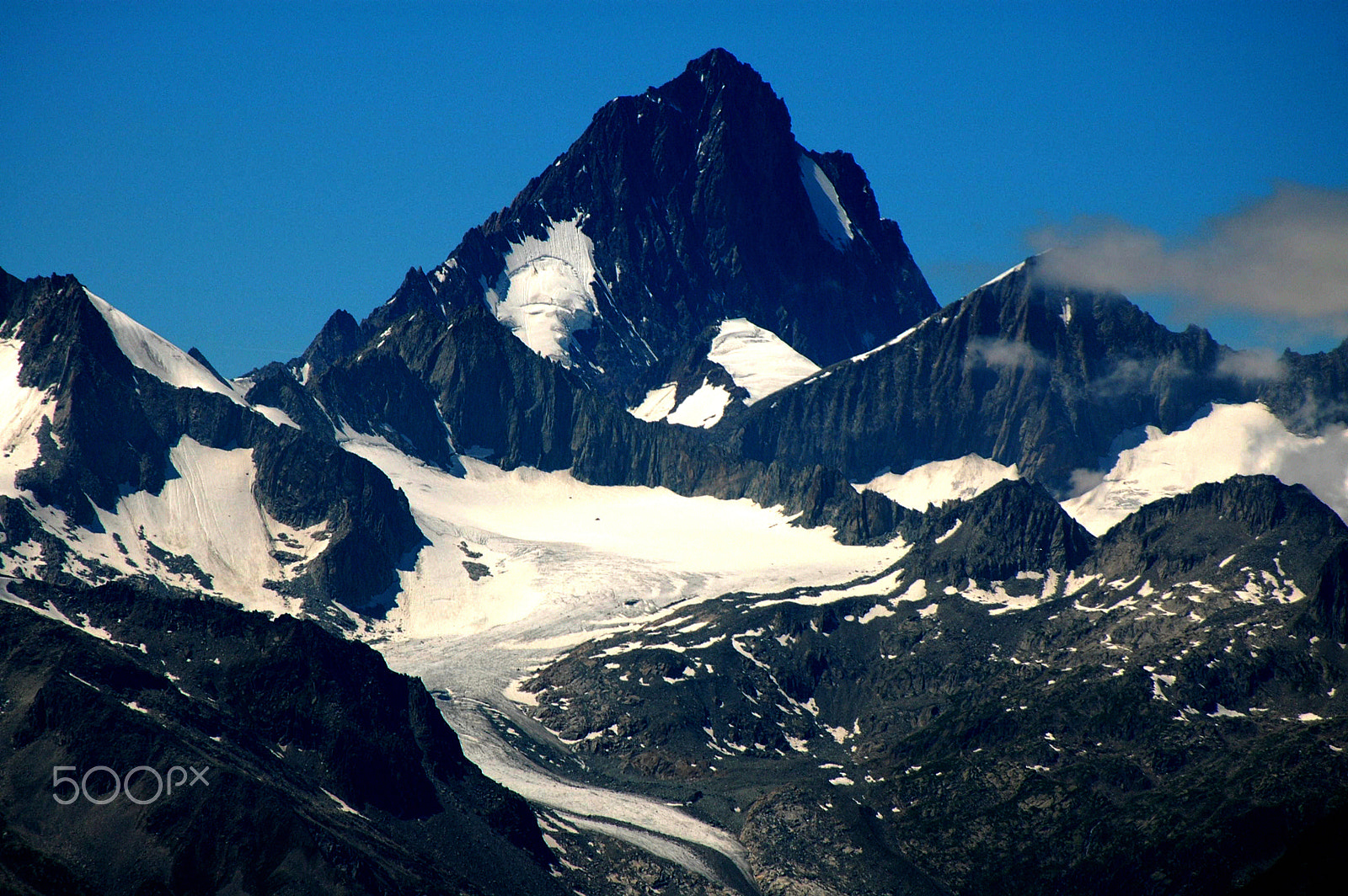 Nikon D70 sample photo. Swiss alps photography