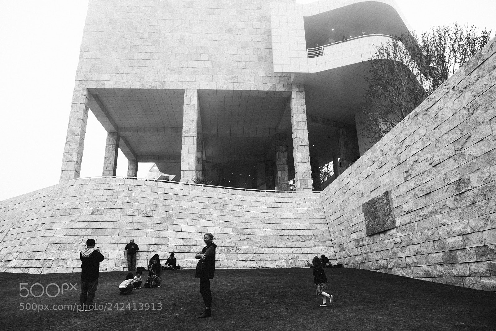 Nikon D810 sample photo. The getty, santa monica photography