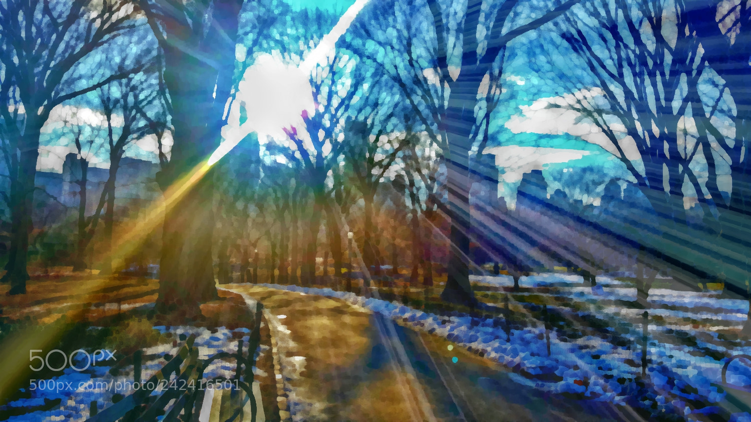 Samsung Galaxy S6 sample photo. Central park sun painting photography