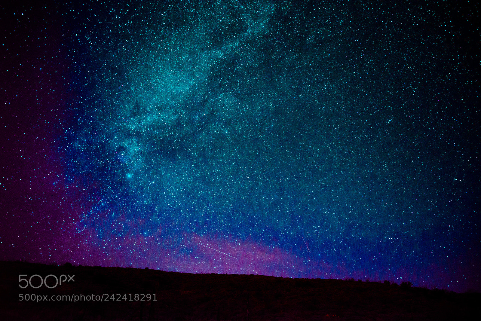 Nikon D600 sample photo. Galaxy view in arizona photography